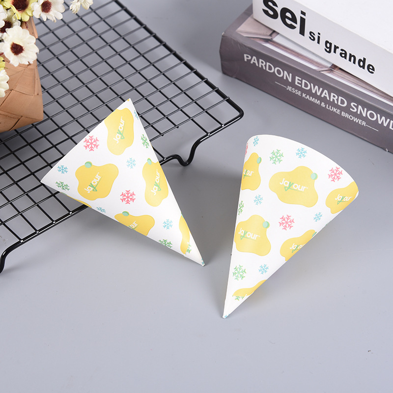 4oz Disposable Water Paper Snow Cone Cups 6 Oz