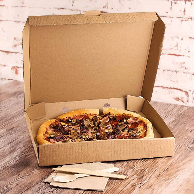 12 Inch Plain Cardboard Custom Pizza Box Packaging