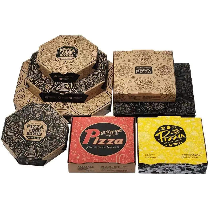 12 Inch Plain Cardboard Custom Pizza Box Packaging