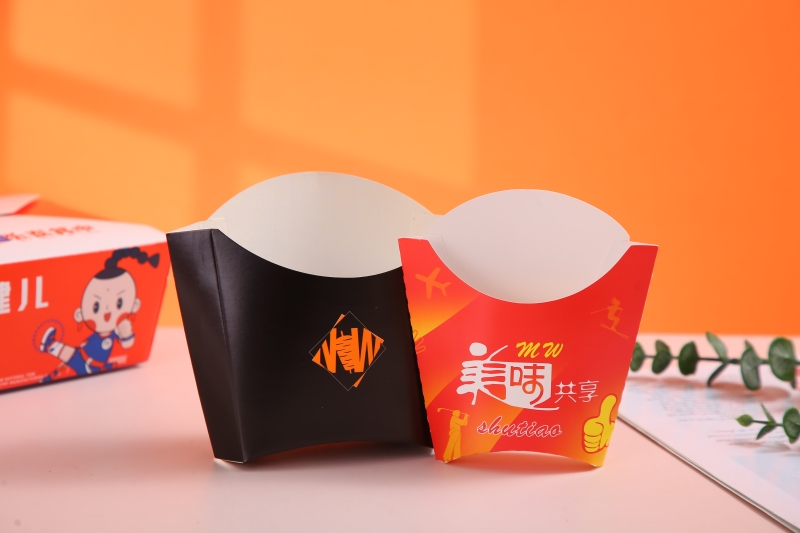 Pakej Hotdog Burger Chip Kotak Kertas Makanan Segera