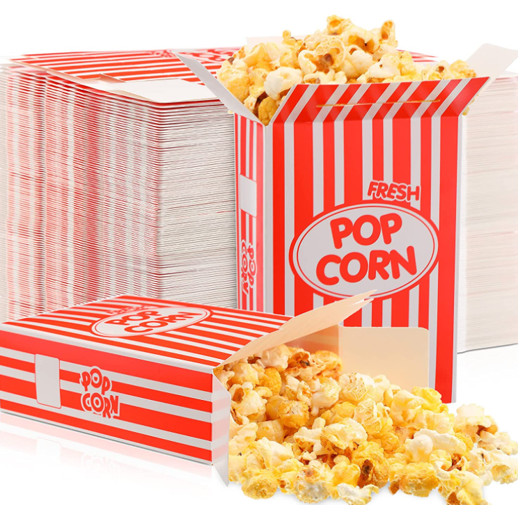 Supply Disposable Holders Paper Popcorn Box Container Wholesale Factory 