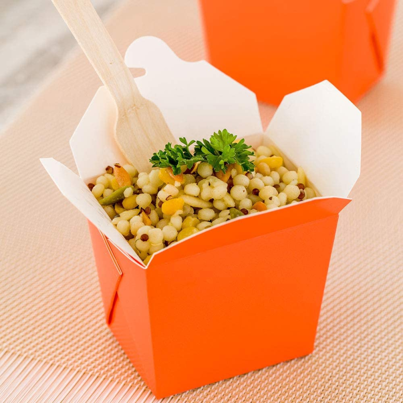 Oyster Pail Paper Take Out Container With Wire Handle