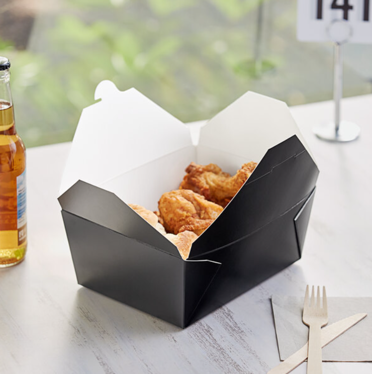 Lebensmittelbrauner Kraftpapier-Salatbox-Behälter zum Mitnehmen