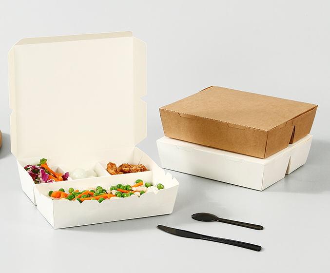 Brun Kraft Food Packaging Box Takeout Bento Container