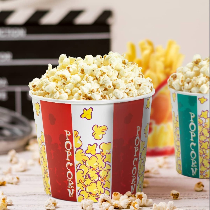 Supply Disposable 85 Oz Paper Bucket Packaging Popcorn Tubs Wholesale ...