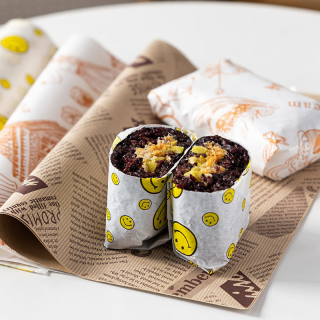 Branded Custom Sandwich Wrapping Greaseproof Paper