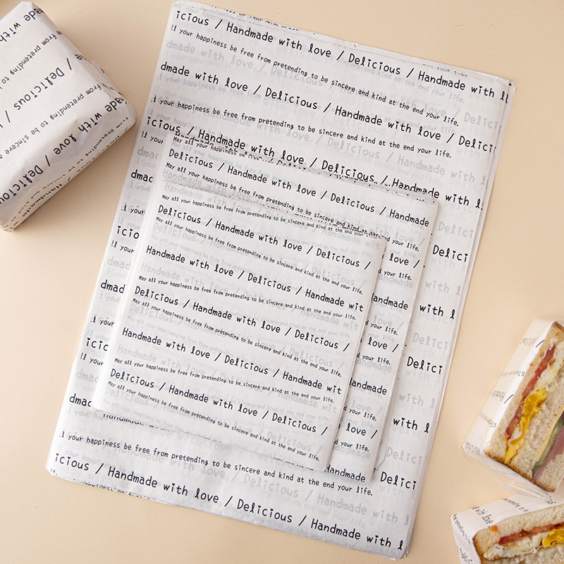 Wax Wrapping Paper Sheet Sandwich Wax Paper Para sa Pagbe-bake