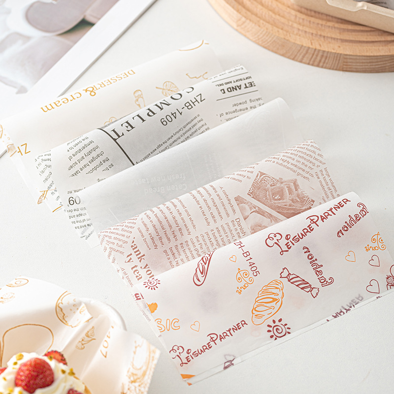 Wax Wrapping Paper Sheet Sandwich Wax Paper Para sa Pagbe-bake
