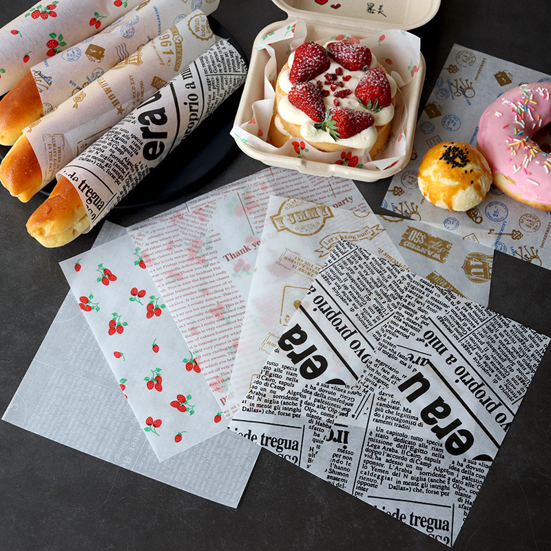 Wax Wrapping Paper Sheet Sandwich Wax Paper Para sa Pagbe-bake