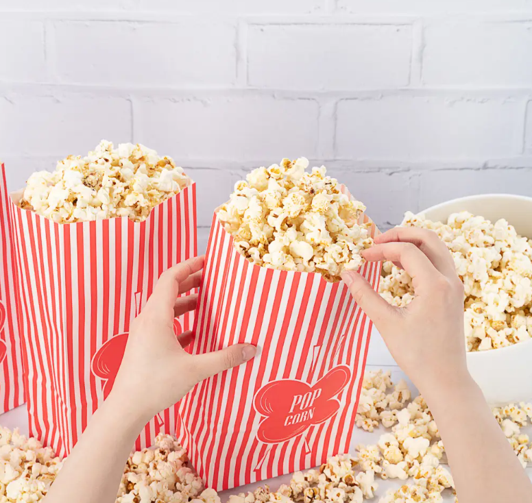 Take Away Custom Print Lunch Fast Food Paper Bag