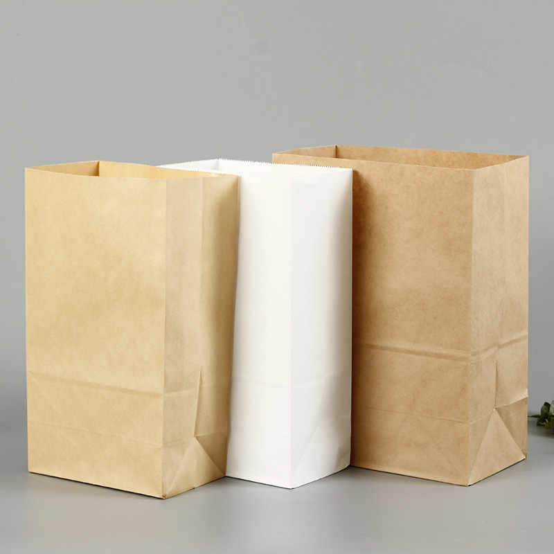 Take Away Custom Print Lunch Fast Food Paper Bag