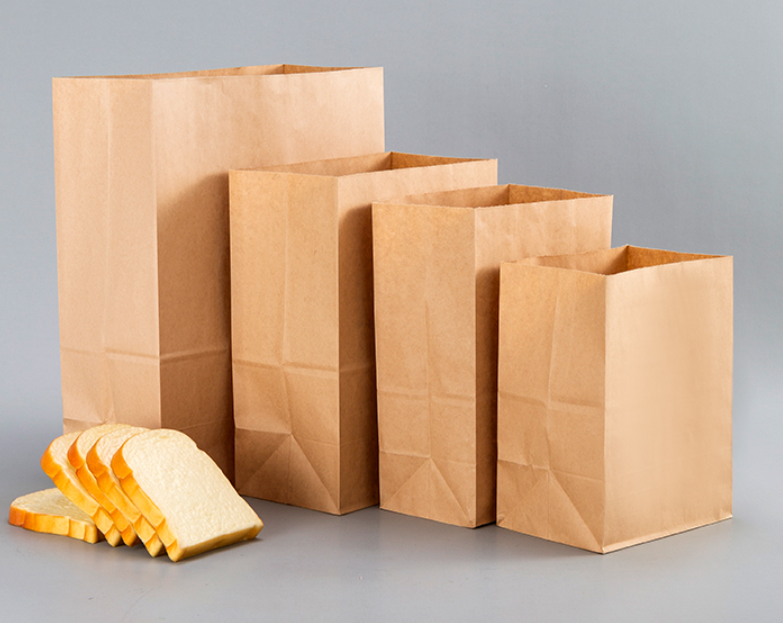 Take Away Custom Print Lunch Fast Food Paper Bag