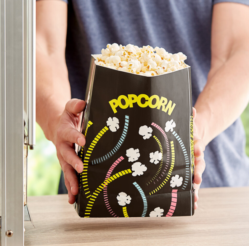 Take Away Custom Print Lunch Fast Food Paper Bag