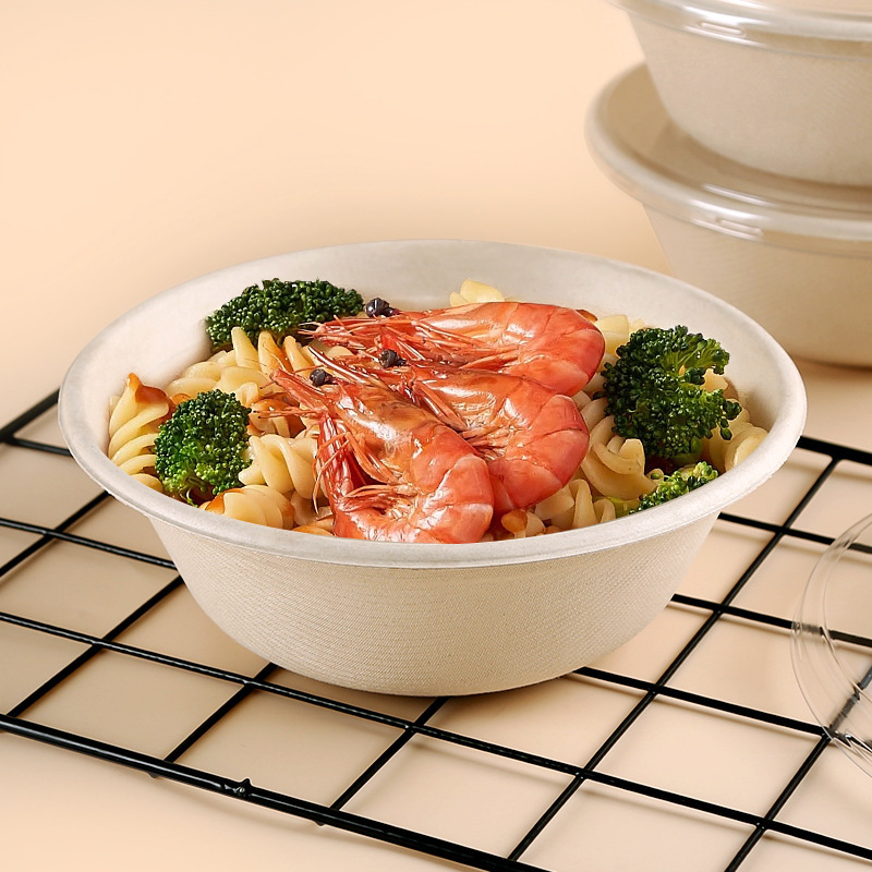 Sugarcane Bagasse Bowl Food Packaging Container