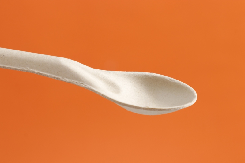 Багасса сахарного тростника Одноразовая посуда Нож Вилка Ложка