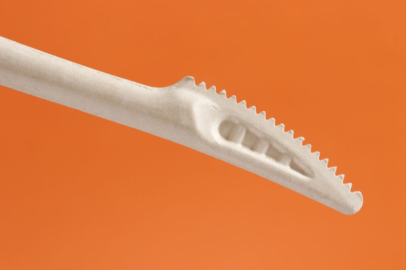 Багасса сахарного тростника Одноразовая посуда Нож Вилка Ложка