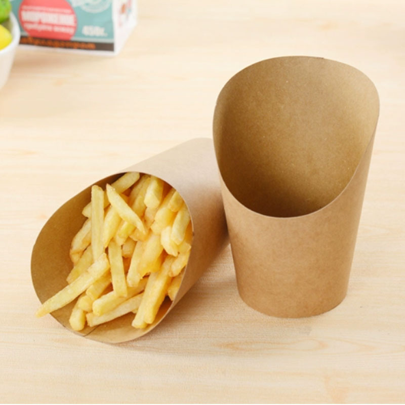 Porte-frites, cuillère à gaufres à bulles, tasses à frites