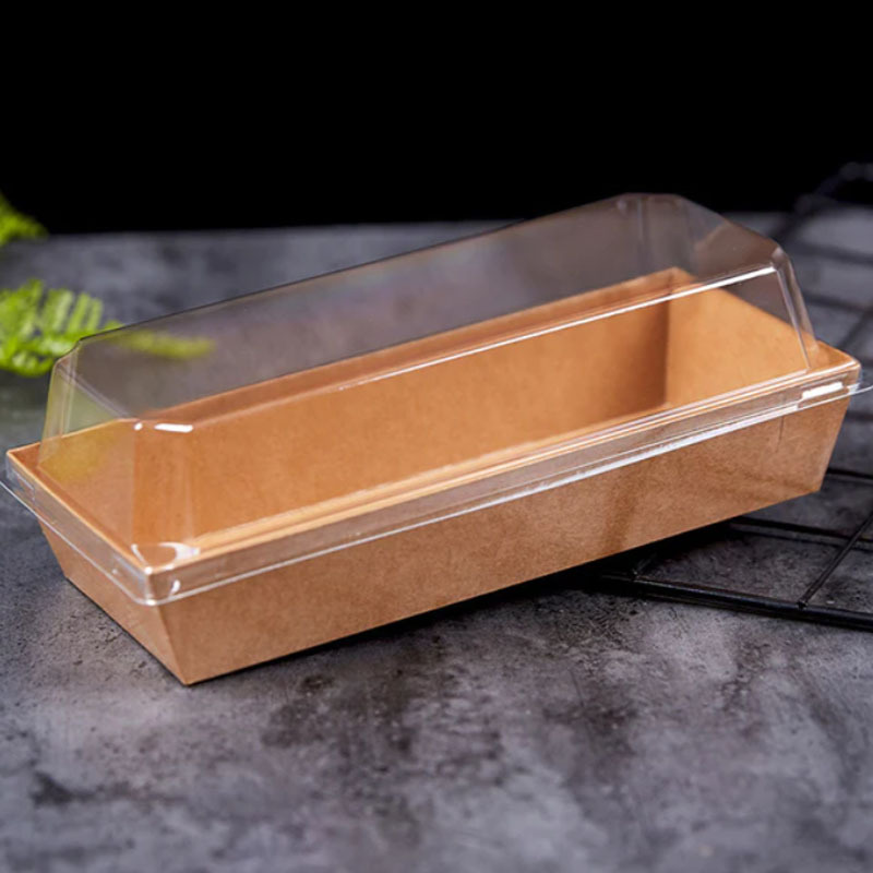 Sushi Box Disposable Environmental Paper Bento Box Transparent Window Food  Packaging Box Korean Gimbap Rolls Recipe Gourmet Cuisine Packing Japanese  Sushi Take Out Box – GUprint