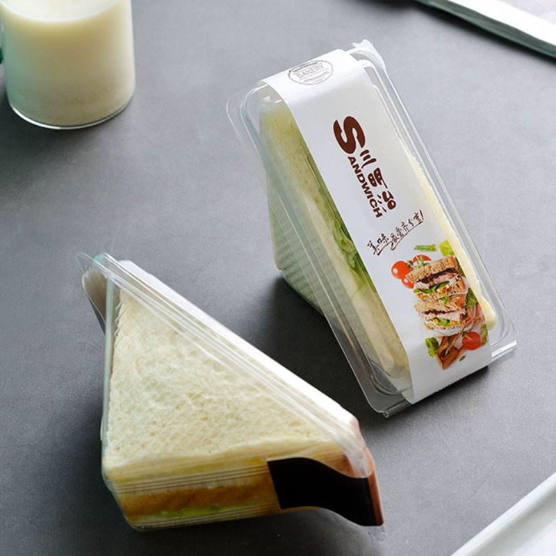 Supply PET Lunchbox Sandwich Packaging Box Catering Containers