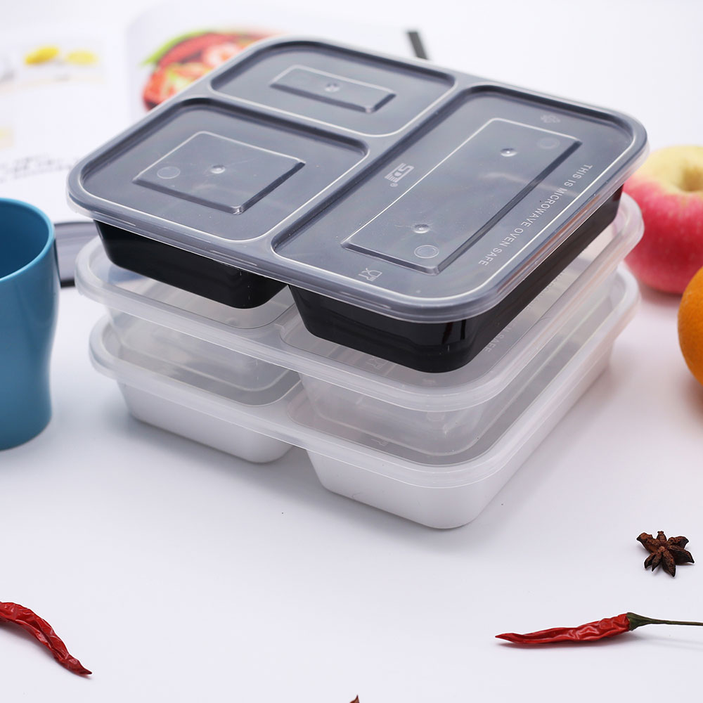 plastic lunch box with compartments