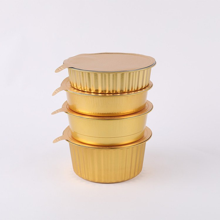 disposable aluminium foil box food takeout container