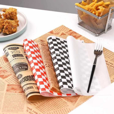 Fettfast Deli Food Sandwich Burger Wrap-papper