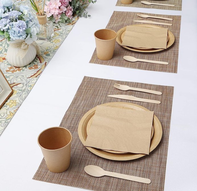 disposable tableware sets
