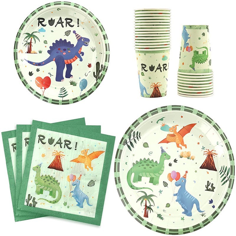 disposable flamingo unicorn custom party paper plates