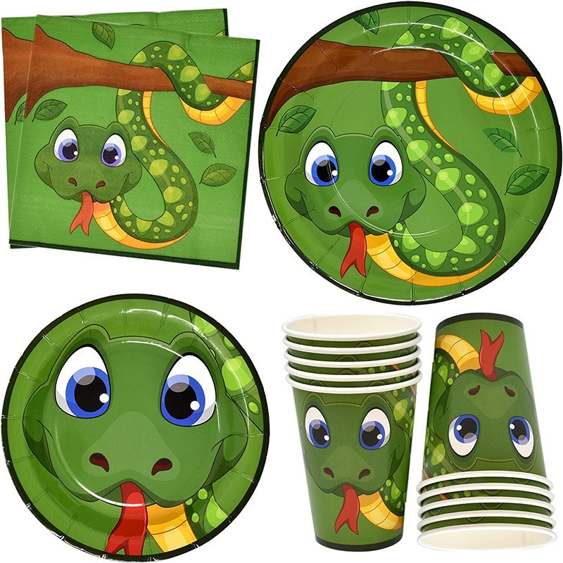 disposable flamingo unicorn custom party paper plates