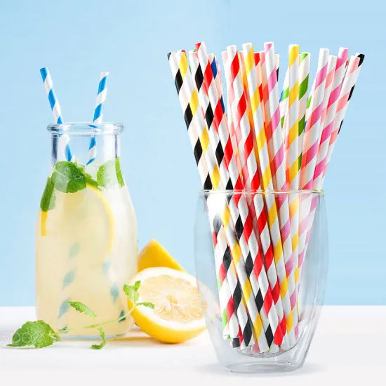 disposable paper straws