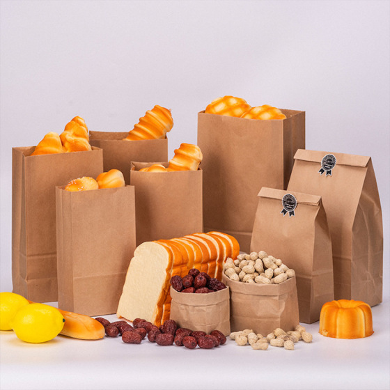 Discover the charm of custom printed fast food paper bags