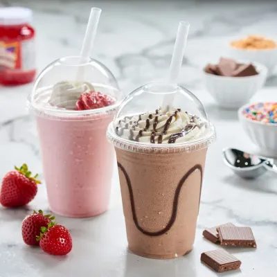Advantages of transparent PET plastic cups with lids