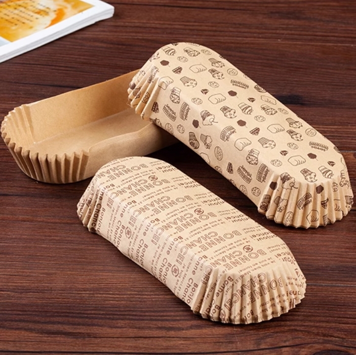 ถาดเรือฮอทดอกกระดาษ ถาดรองฮอทดอกกระดาษทรงสี่เหลี่ยม