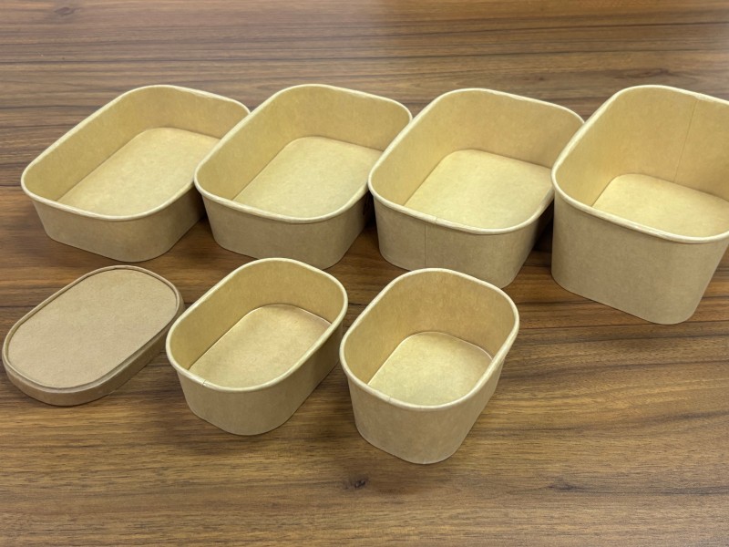 Small Rectangle Paper Box Square ice Cream Cup