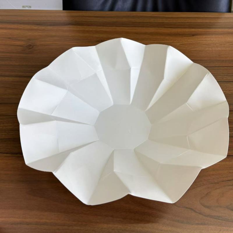 Μιας χρήσης Κυκλώνας Λωτός Χαρτί Κουτί Μεσημεριανό Κουτί Πέταλο Χάρτινο κουτί