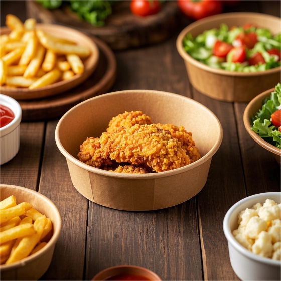 Are kraft paper bowls oven safe?