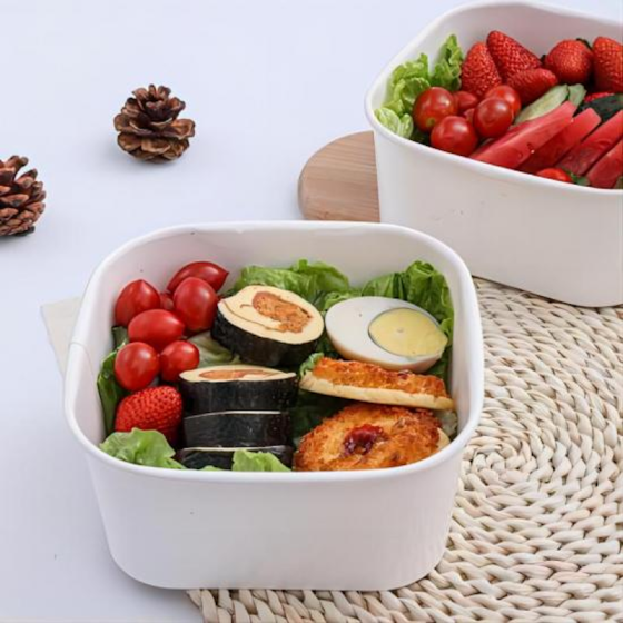 How Customizable Square PLA Paper Bowls Help Build Eco-Friendly Brands?