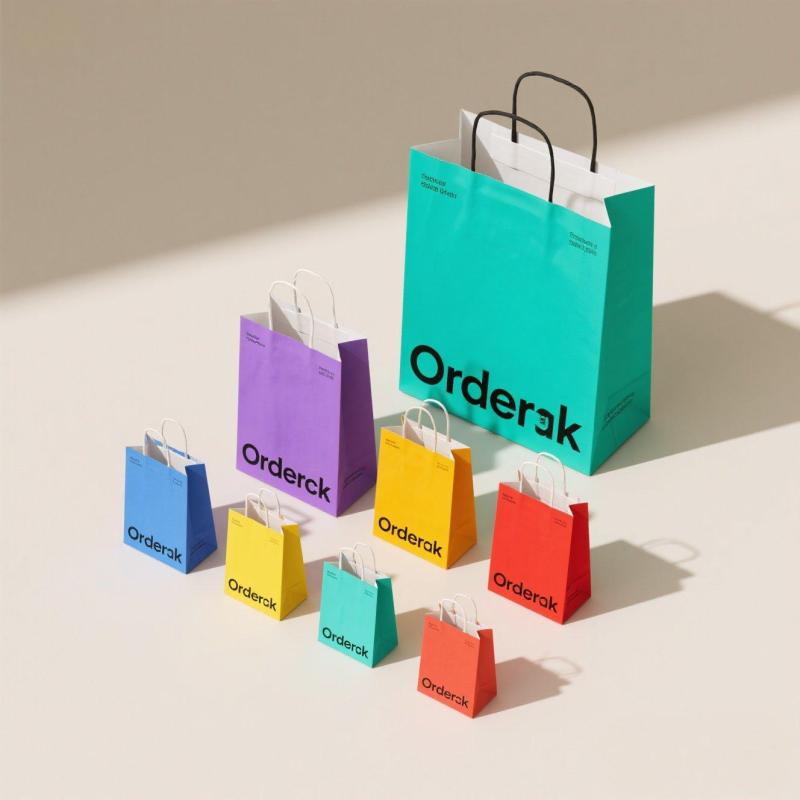 custom na regalo packaging shopping kraft paper bag na may logo