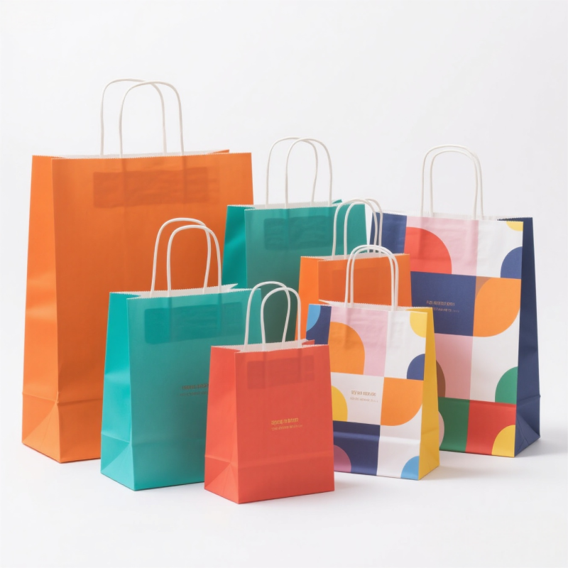 custom na regalo packaging shopping kraft paper bag na may logo