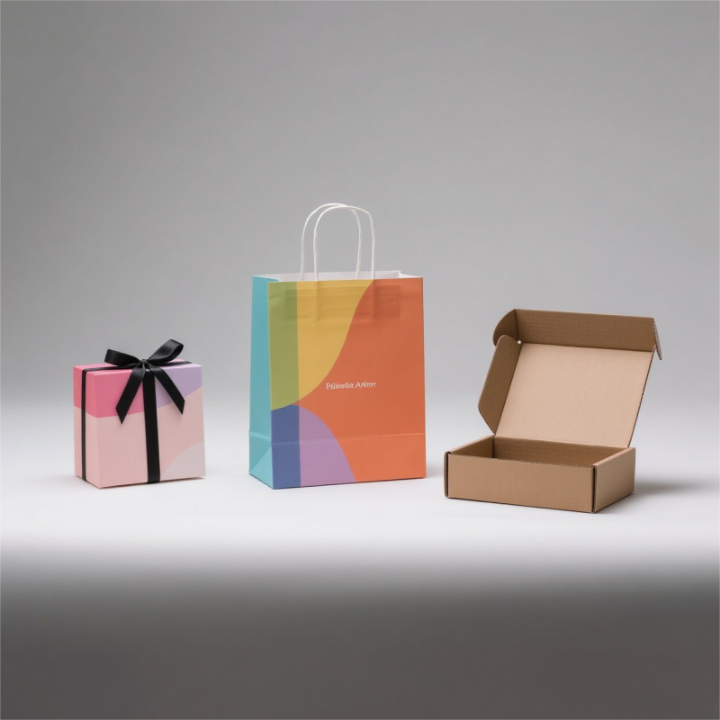 custom na regalo packaging shopping kraft paper bag na may logo