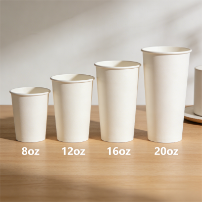 8オンス、12オンス、それとも16オンス？ 究極の紙コップサイズ変換ガイド（mlとcc）