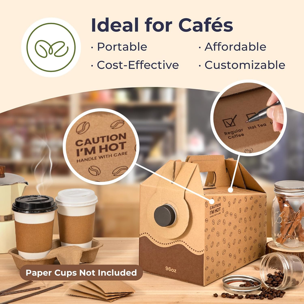 Custom printed coffee box