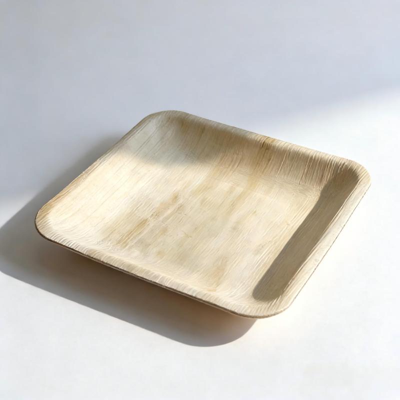 Tömeges négyzet alakú pálmalevél tányérok 4-10 hüvelykes nagykereskedelem