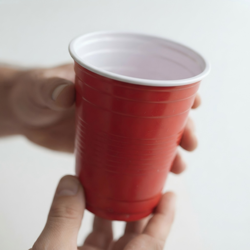 Pakyawan na Pasadyang Naka-print na Pulang PP Party Cups | 2oz - 16oz na Plastikong Tasa