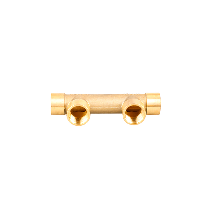 brass 4-way connector