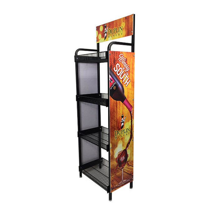 super market dry fruits chip display rack standing