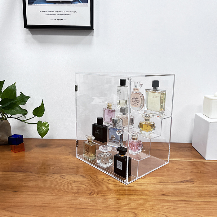 Acrylic Cosmetic Perfume Display Stand For Shop