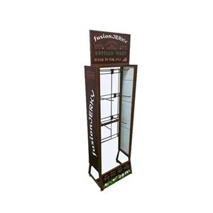 Floor Collapsible Portable Display Stand With Hooks