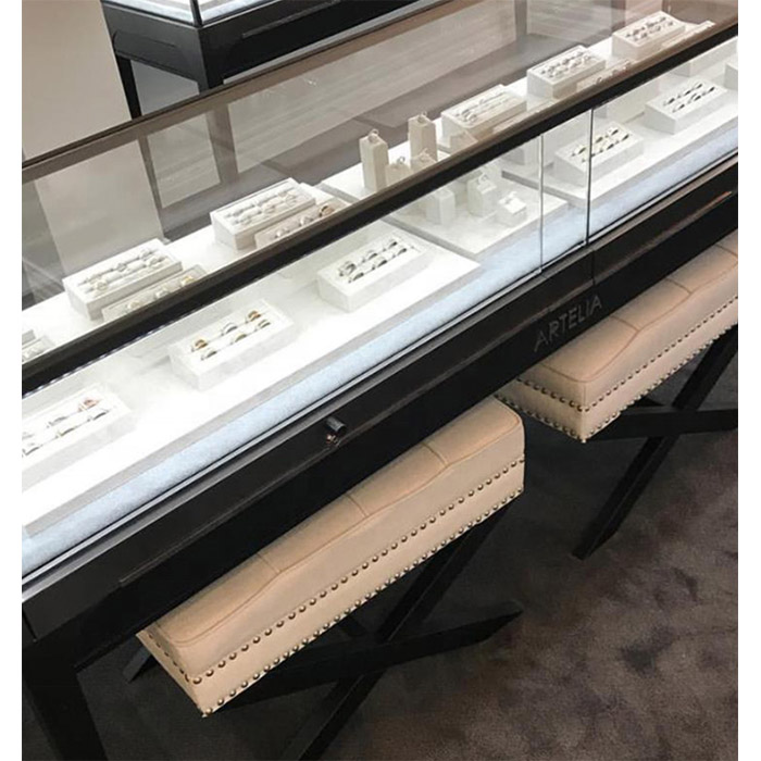 Modern Luxury Jewellery Glass Display Cabinet
