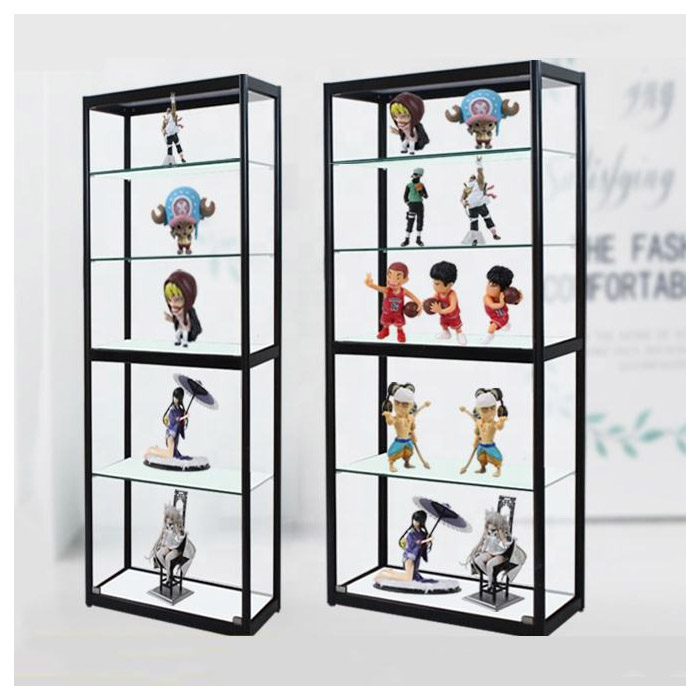 Large Glass Toy Action Figure Display Cabinet